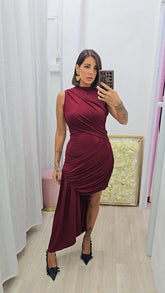 ABITO DENISE BORDEAUX